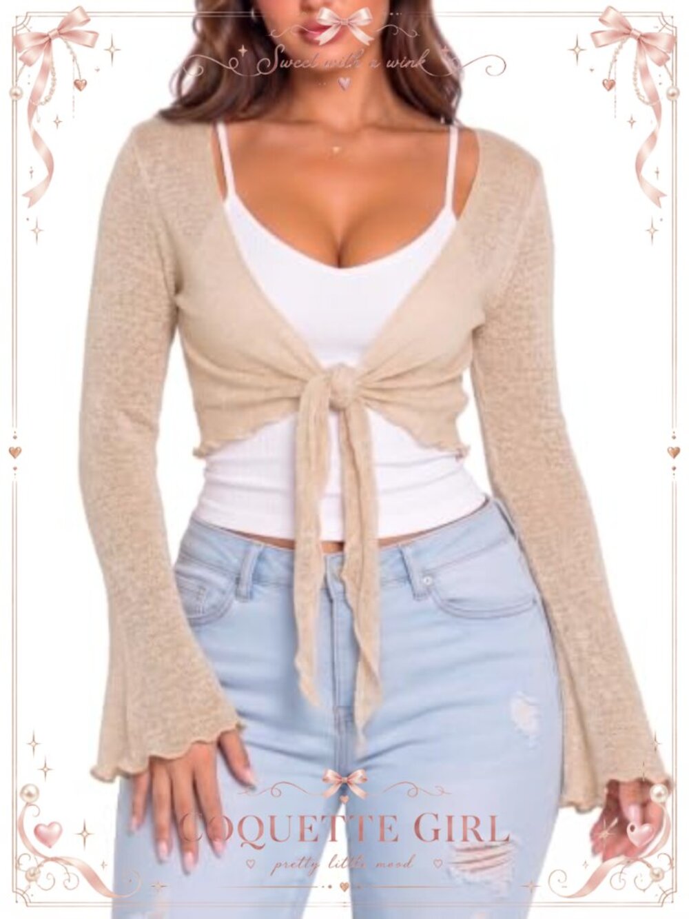 Navneet Women Sheer Mesh Shrug Bolero Cardigan Beach Cover Up